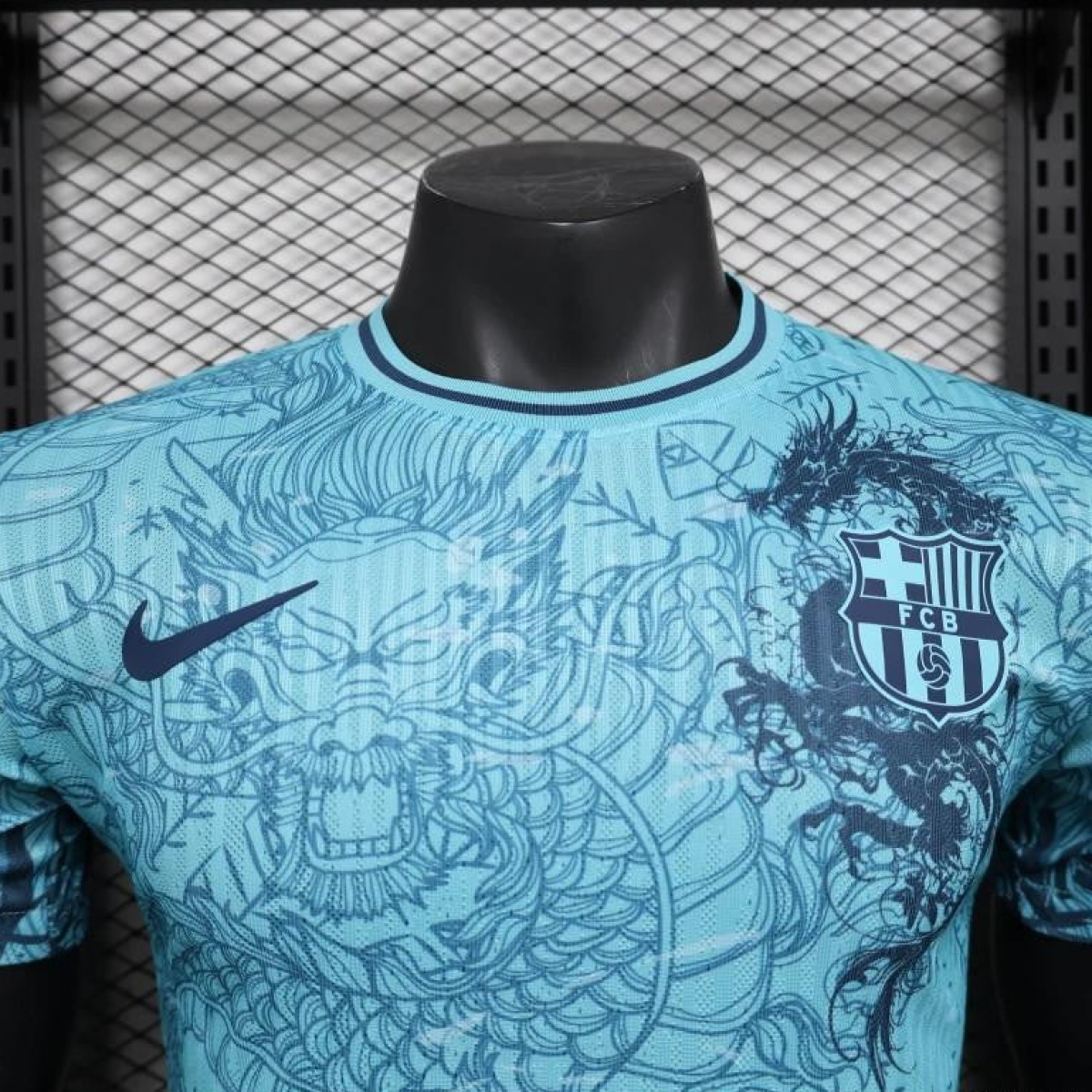 25/26 Player Version Barcelona Special Edition Blue Dragon Jersey