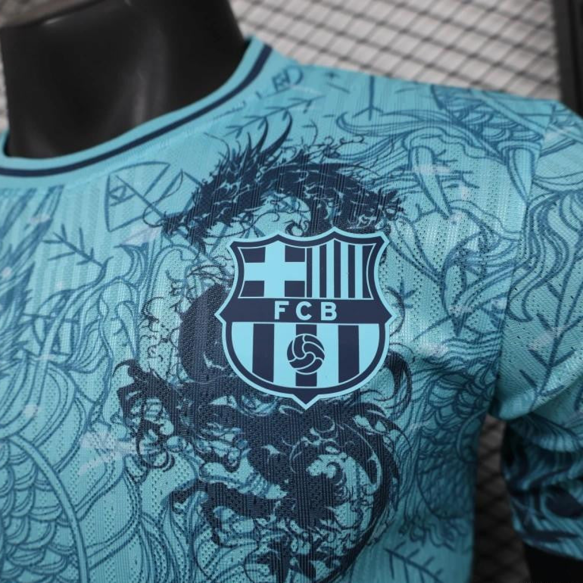 25/26 Player Version Barcelona Special Edition Blue Dragon Jersey