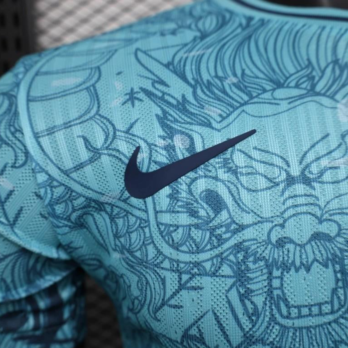 25/26 Player Version Barcelona Special Edition Blue Dragon Jersey