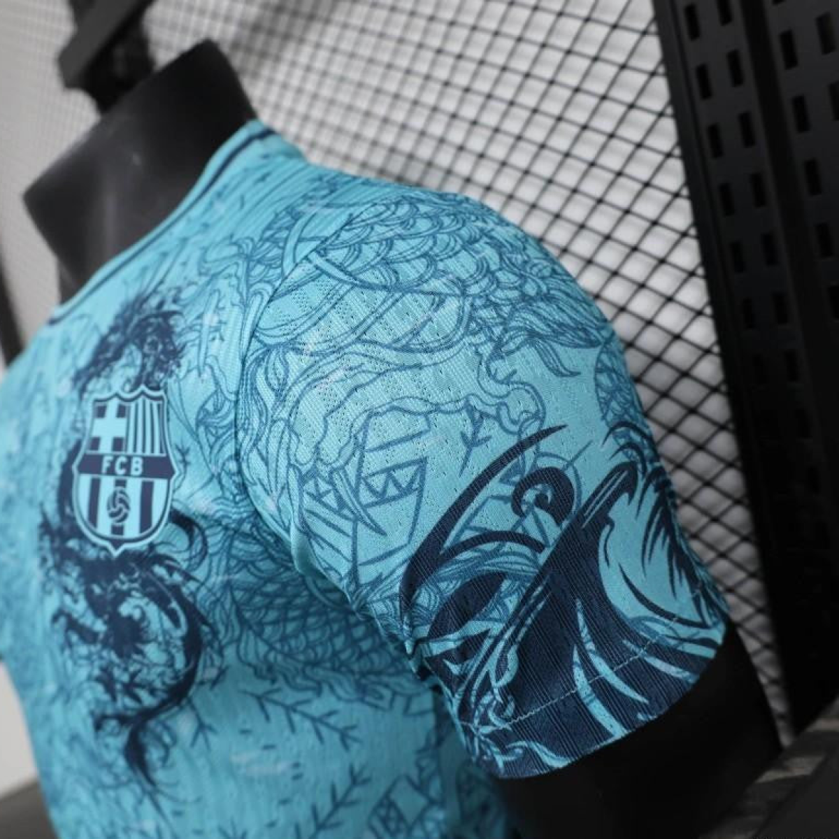 25/26 Player Version Barcelona Special Edition Blue Dragon Jersey