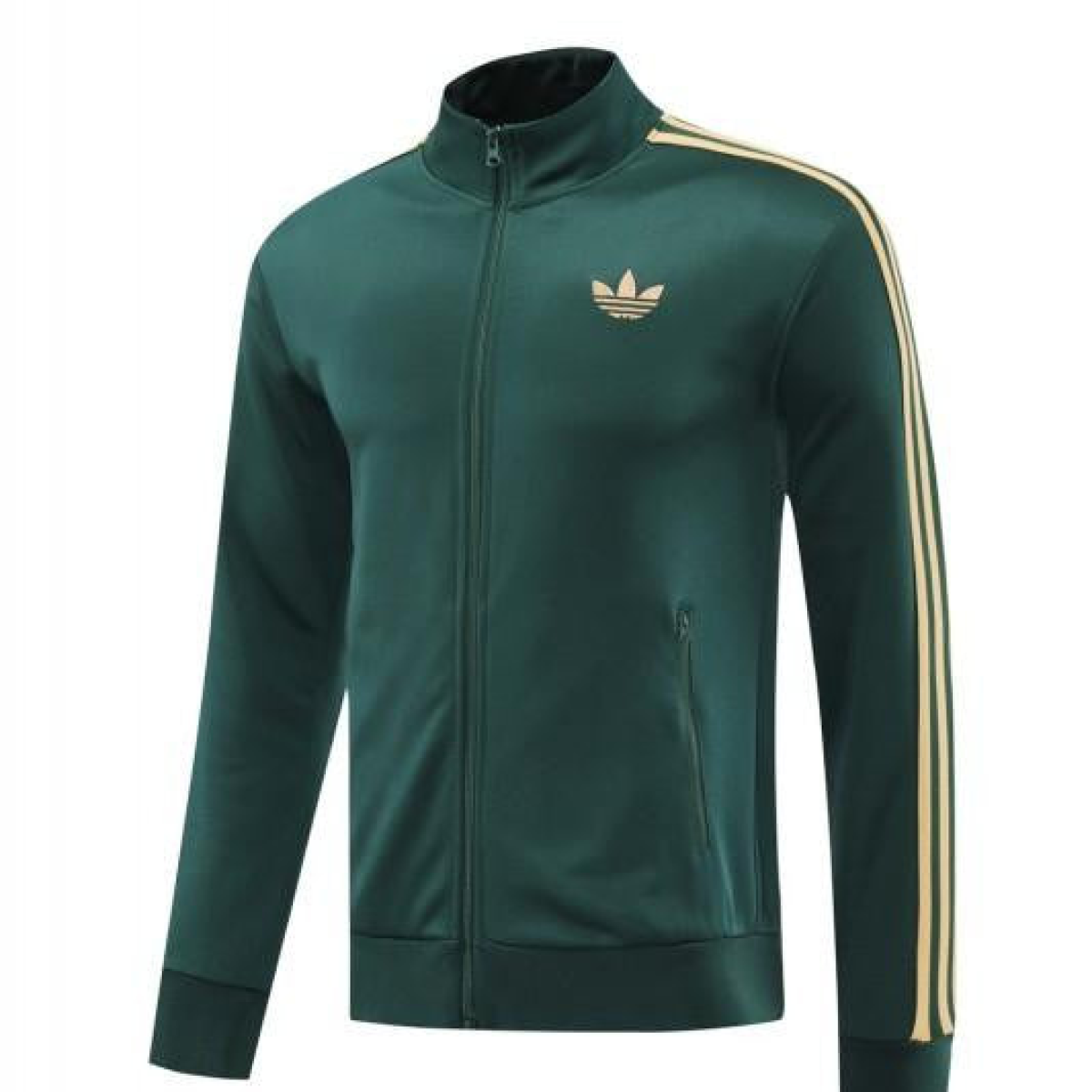 24/25 Adidas Original Green Full Zipper Jacket +Long Pants
