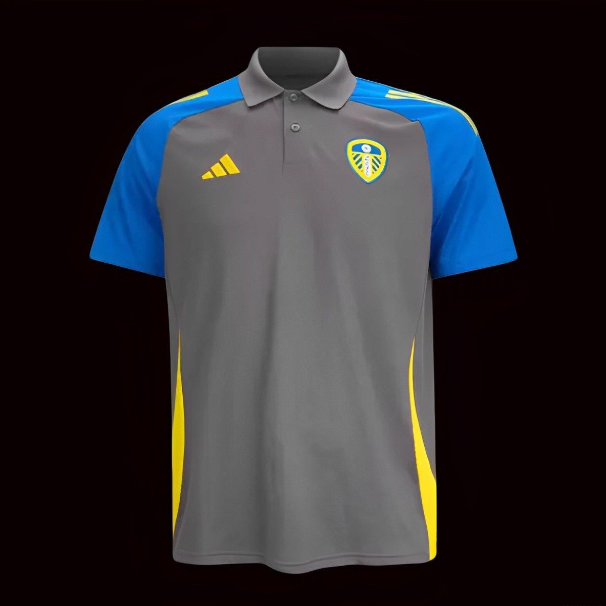 24/25 Leeds United Grey POLO Jersey