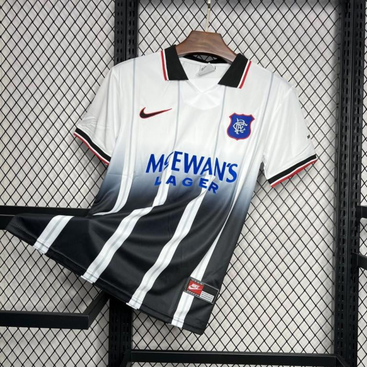 Retro 97/99 Glasgow Rangers Away White Jersey