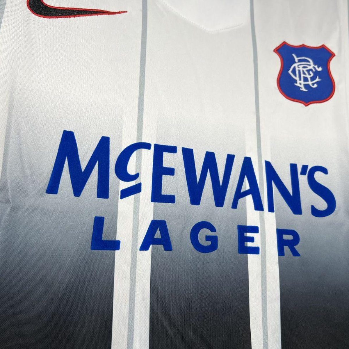 Retro 97/99 Glasgow Rangers Away White Jersey