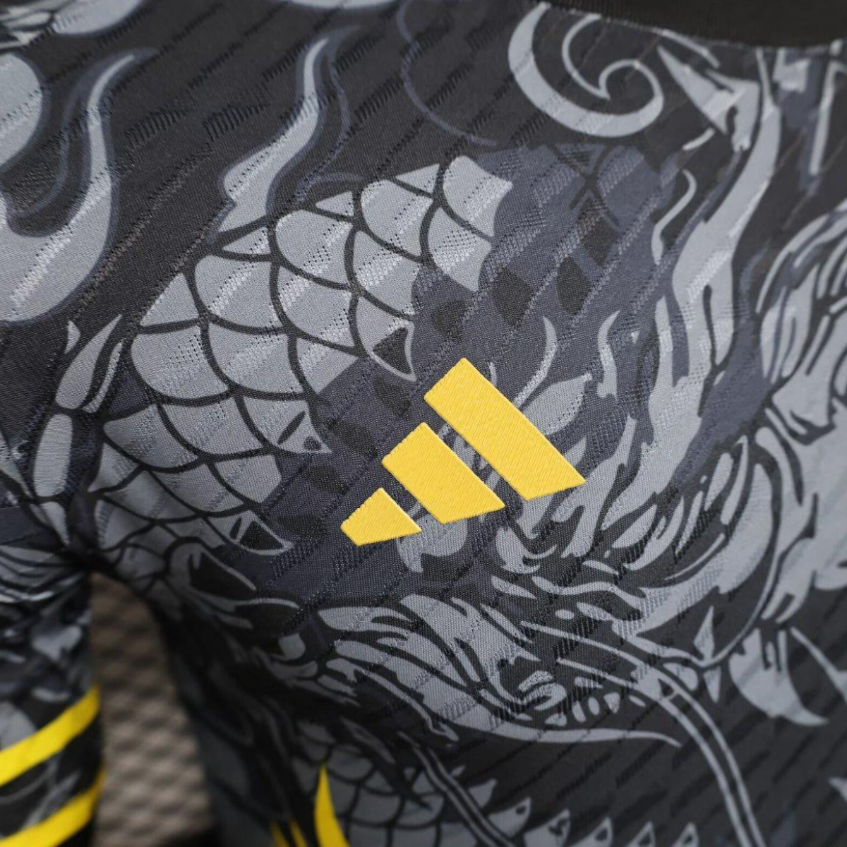 Player Version 24/25 Real Madrid Grey/Black Dragon Jersey