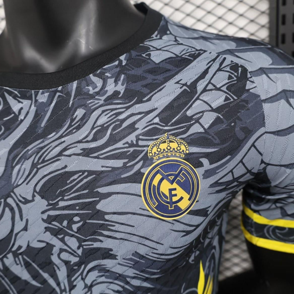 Player Version 24/25 Real Madrid Grey/Black Dragon Jersey