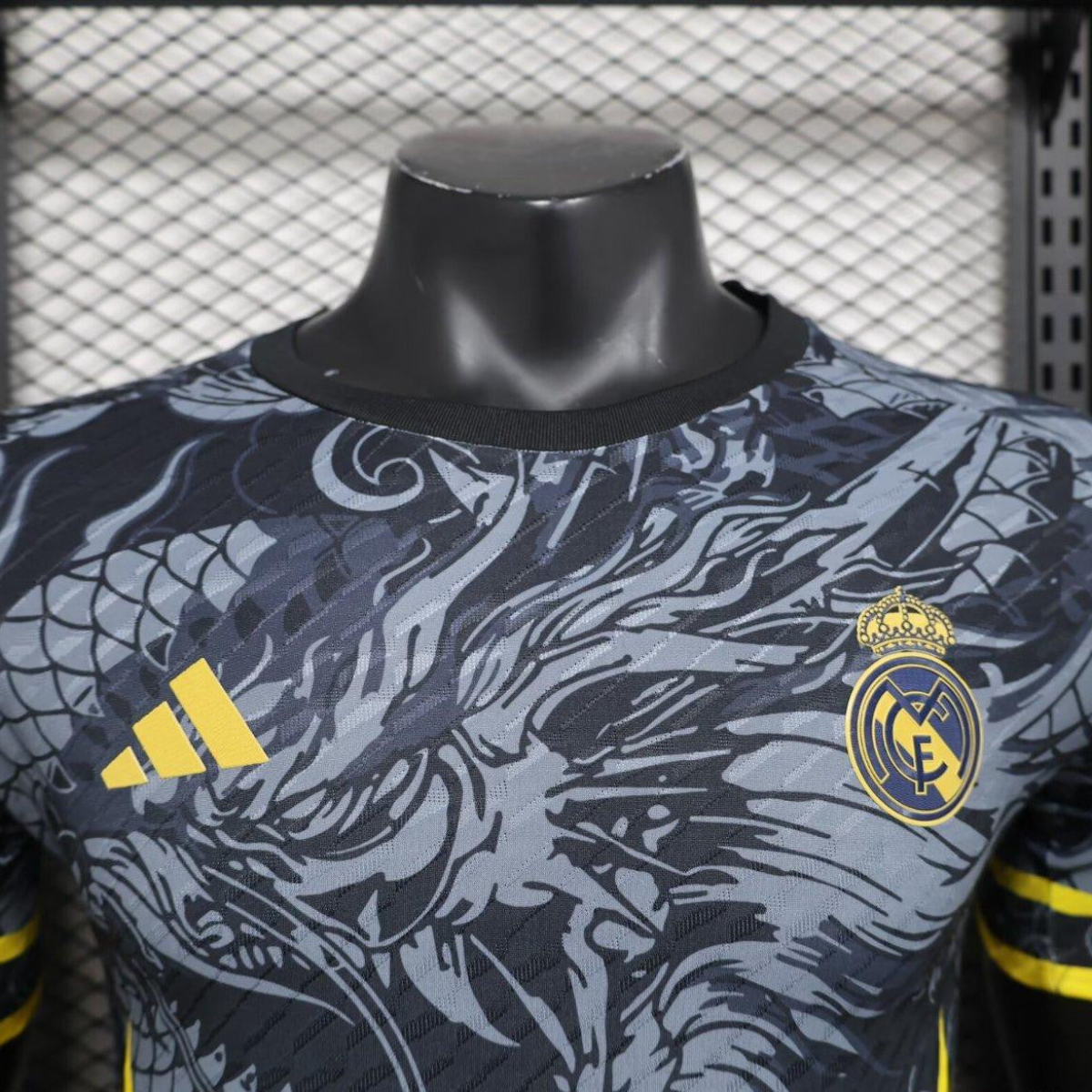 Player Version 24/25 Real Madrid Grey/Black Dragon Jersey