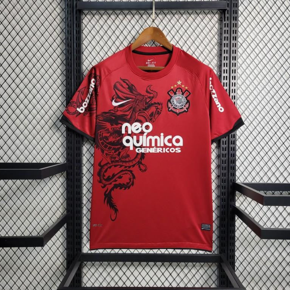 Retro 11-12 Corinthians THIRD Red Jersey