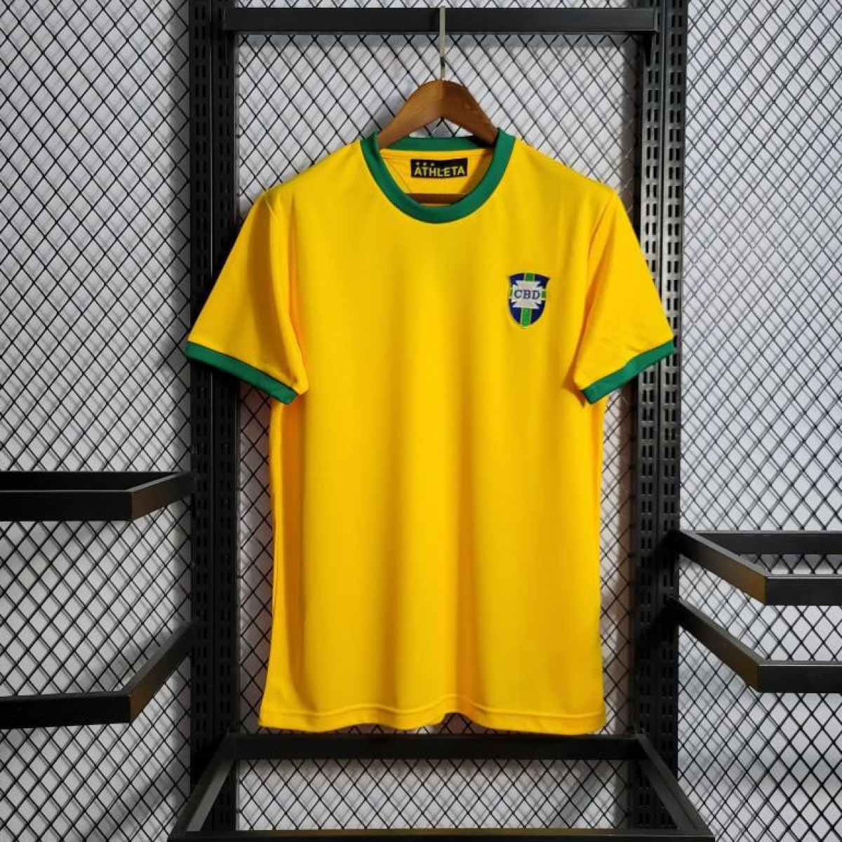 Retro 1970/1972 Brazil Home Jersey