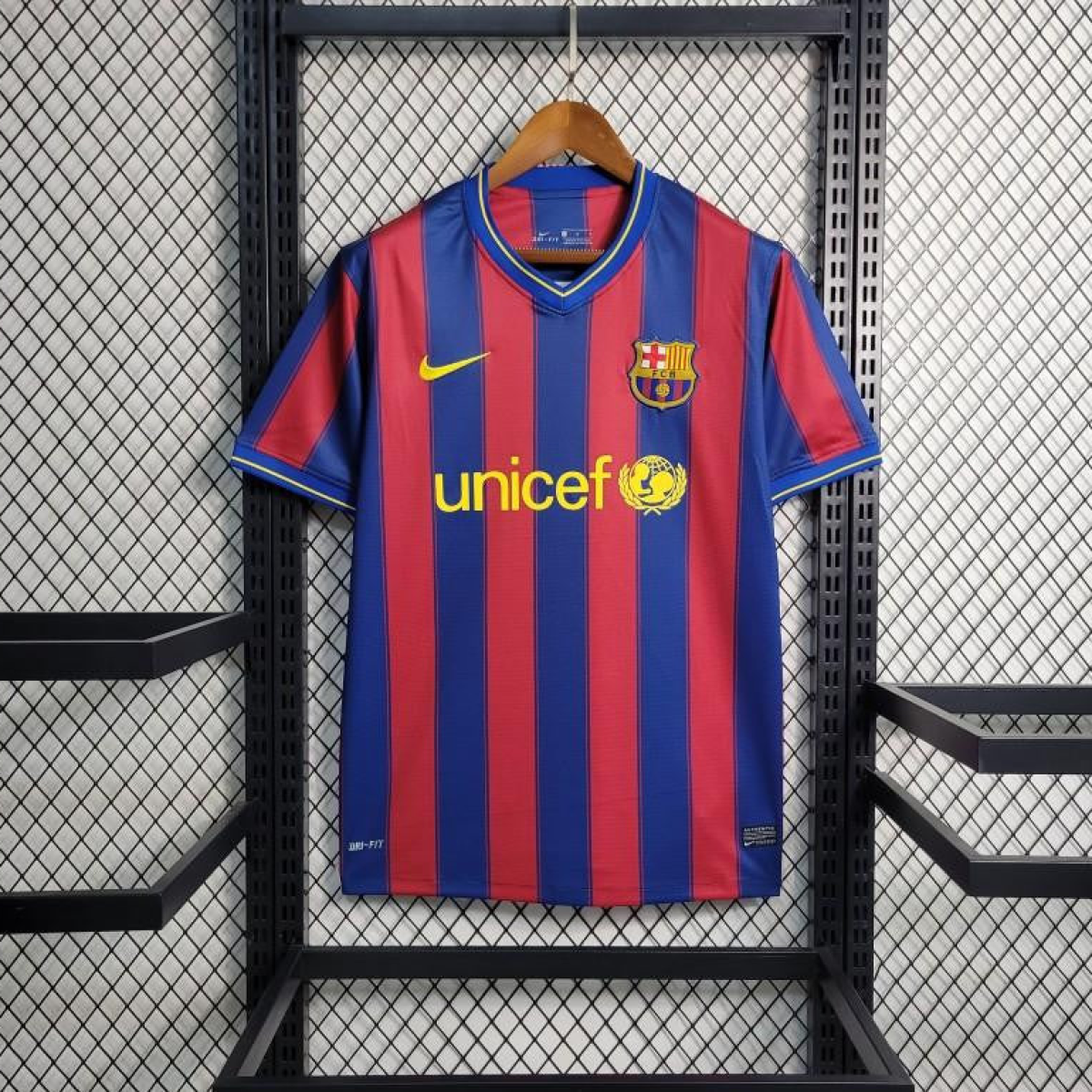 Retro 09-10 Barcelona Home Soccer Jersey