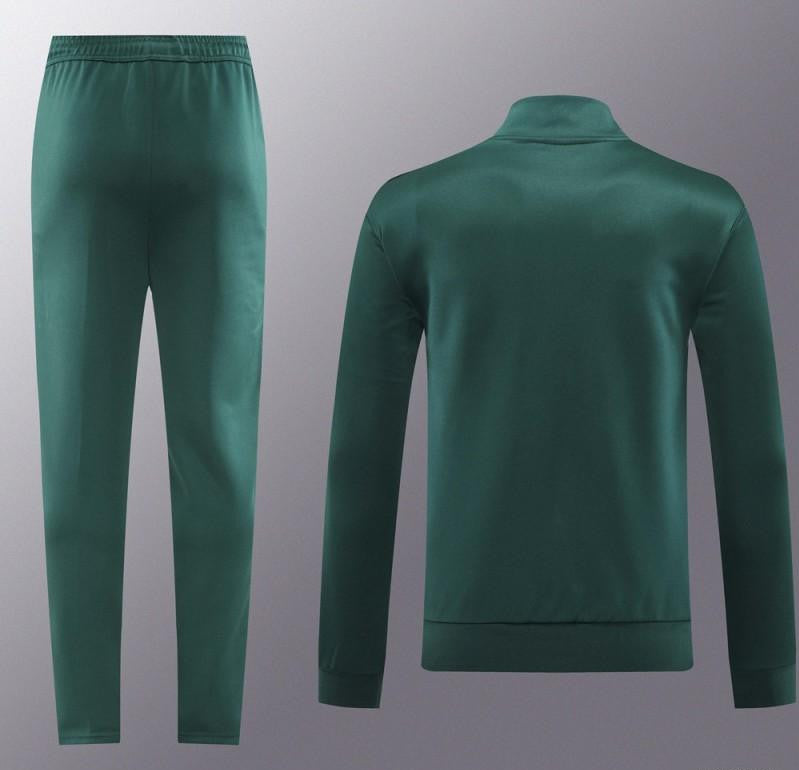 24/25 Adidas Original Green Full Zipper Jacket +Long Pants