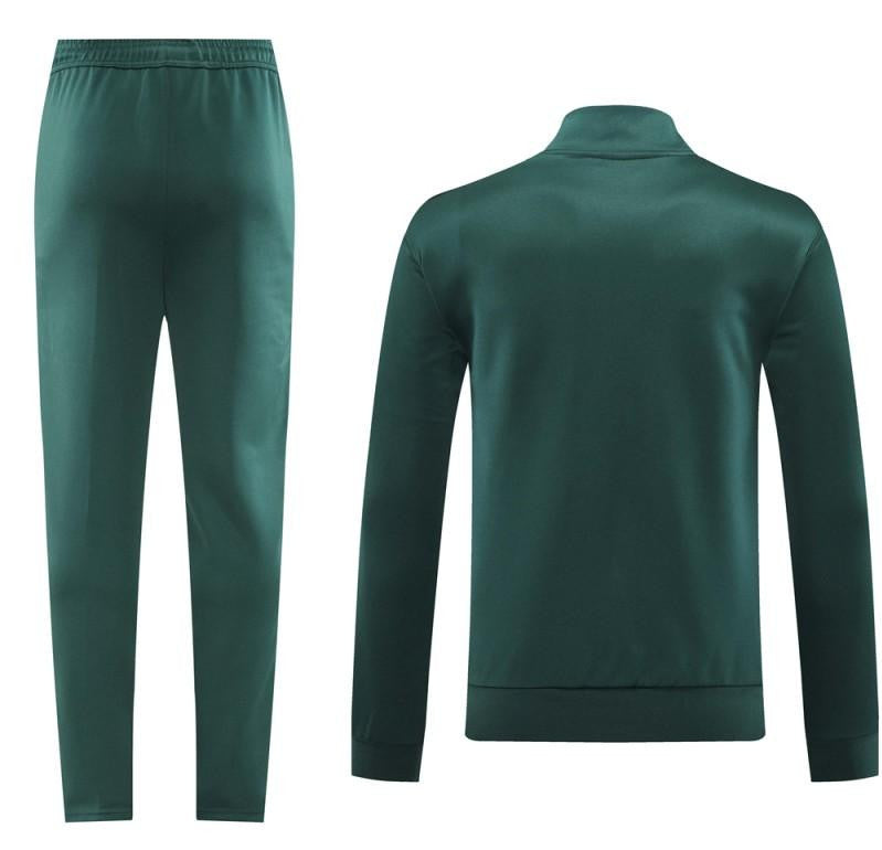24/25 Adidas Original Green Full Zipper Jacket +Long Pants