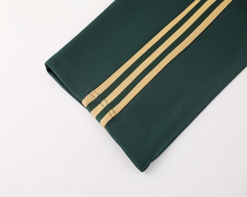 24/25 Adidas Original Green Full Zipper Jacket +Long Pants