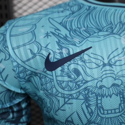 25/26 Player Version Barcelona Special Edition Blue Dragon Jersey