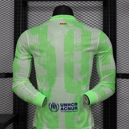 25/26 Player Version Barcelona Third 125th Anniversary Long Sleeve Jersey