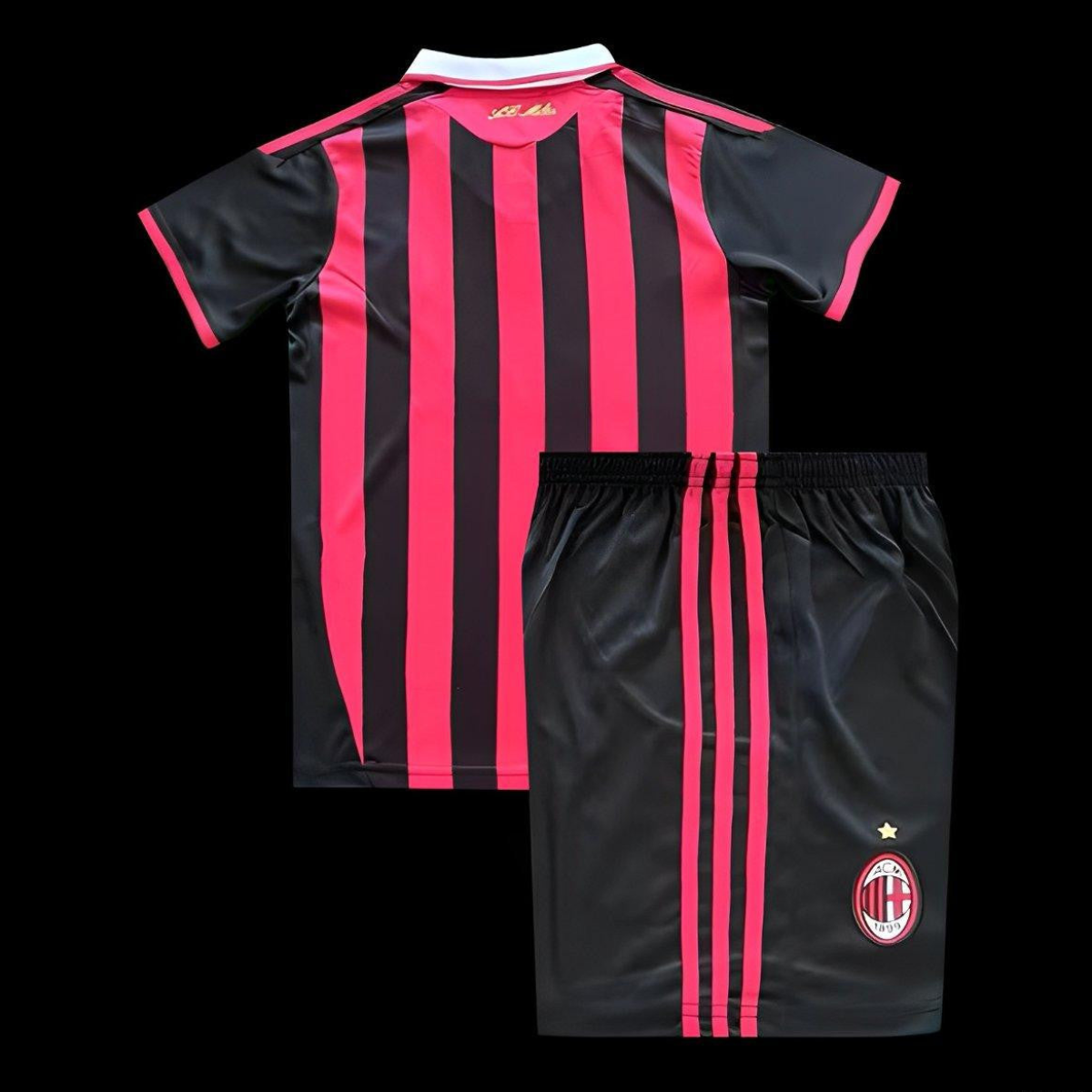 Retro Kids 09/10 AC Milan Home Jersey