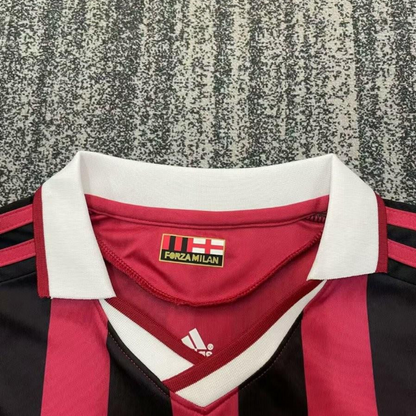 Retro Kids 09/10 AC Milan Home Jersey