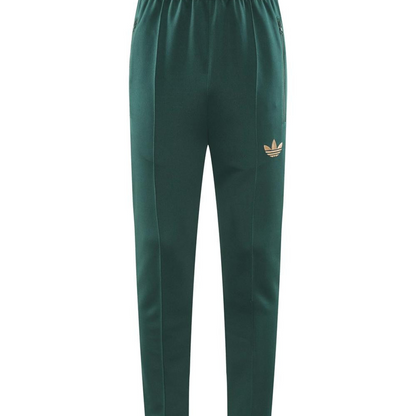 24/25 Adidas Original Green Full Zipper Jacket +Long Pants