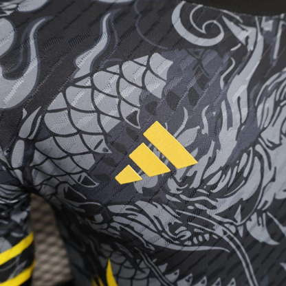 Player Version 24/25 Real Madrid Grey/Black Dragon Jersey