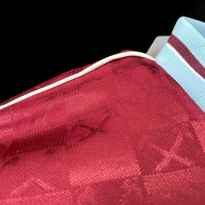 Retro 89/90 West Ham home Soccer Jersey
