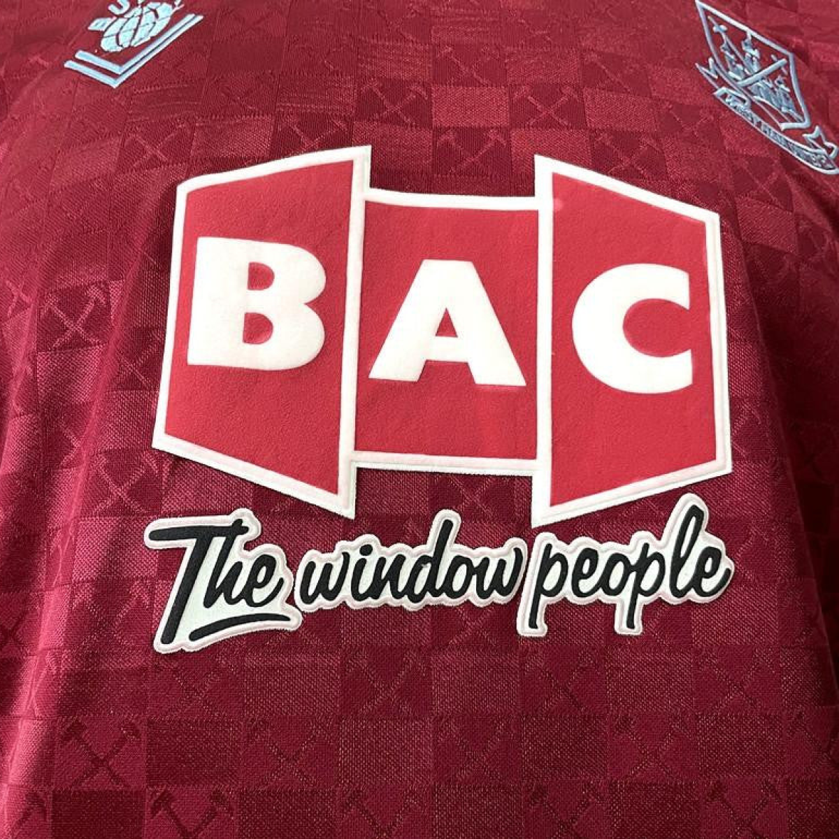 Retro 89/90 West Ham home Soccer Jersey
